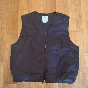 Nike Therma-Fit Tech Pack Vest in Dark Brown